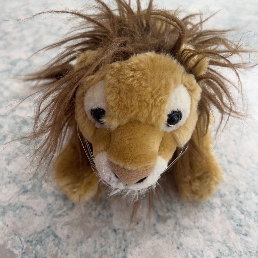 The Petting Zoo stuffed lion